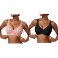 Women'S Seamless Pink Leopard Print Bra Wire-Free Bra Full Cup Soft Thin Mold Support Jelly Beauty Breathable Deep V Push up Bra