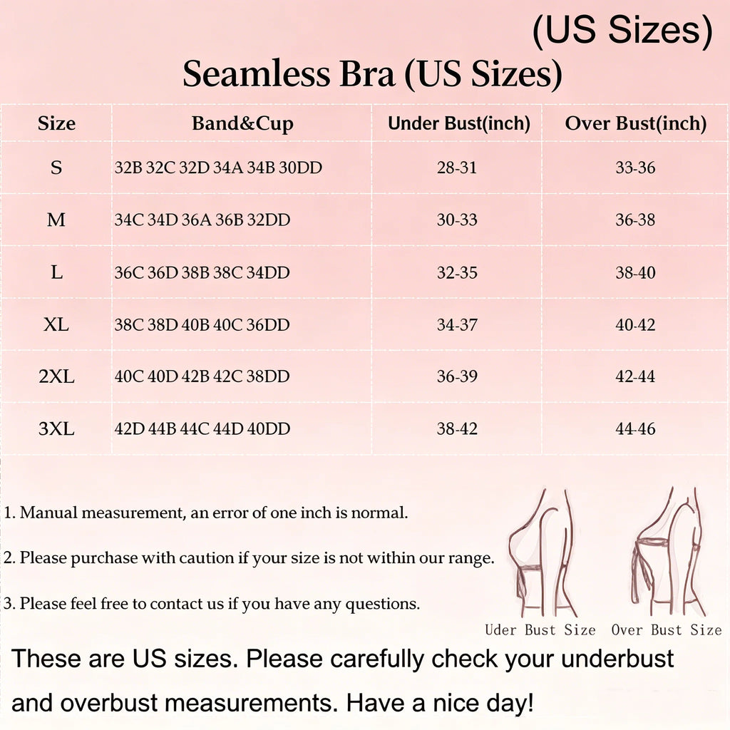 Women'S Seamless Pink Leopard Print Bra Wire-Free Bra Full Cup Soft Thin Mold Support Jelly Beauty Breathable Deep V Push up Bra